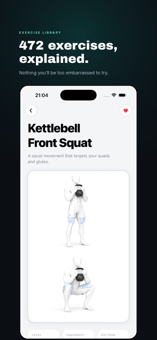 472 exercises, explained, the exercise library